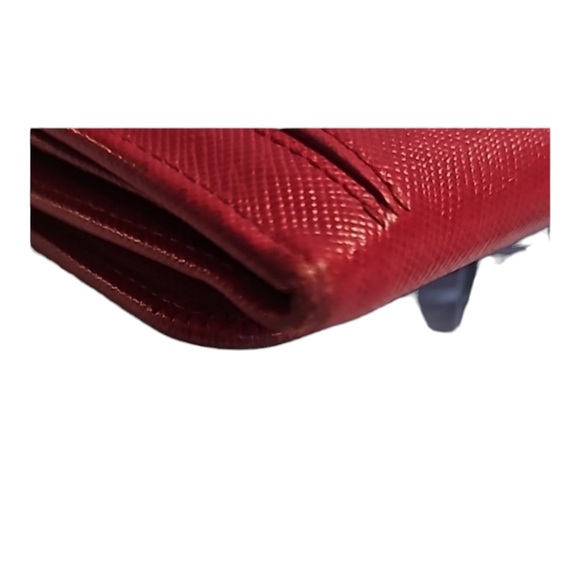 Prada Saffiano Fiocco Ribon Bifold Wallet. - Picture 10 of 16